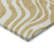 8' X 10' Gold And Ivory Animal Print Washable Indoor Outdoor Area Rug