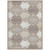 8' X 10' Taupe Beige And Gray Trellis Washable Indoor Outdoor Area Rug