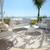 8' Taupe Brown And Ivory Round Animal Print Washable Indoor Outdoor Area Rug