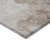8' X 10' Brown Ivory And Gray Abstract Washable Indoor Outdoor Area Rug