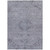 9' X 12' Blue And Gray Floral Washable Indoor Outdoor Area Rug