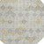 8' Ivory And Gold Round Geometric Washable Indoor Outdoor Area Rug