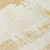 8' Beige Gold And Tan Round Abstract Washable Indoor Outdoor Area Rug