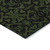 10' X 14' Olive Green And Green Medallion Washable Indoor Outdoor Area Rug