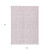 9' X 12' Pink Gray And Ivory Geometric Washable Indoor Outdoor Area Rug - Pink, Gray, Ivory