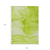 9' X 12' Green Abstract Washable Indoor Outdoor Area Rug