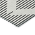8' X 10' Ivory And Black Geometric Washable Indoor Outdoor Area Rug