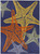 9' X 12' Blue Yellow And Orange Starfish Indoor Outdoor Area Rug