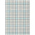 8' X 10' Sky Blue And Gray Plaid Washable Indoor Outdoor Area Rug - 608219174149