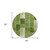 8' Olive Green And Artichoke Green Round Patchwork Washable Indoor Outdoor Area Rug