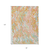 8' X 10' Coral Green And Copper Abstract Washable Indoor Outdoor Area Rug