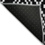 8' X 10' Black And Ivory Geometric Washable Indoor Outdoor Area Rug