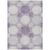 10' X 14' Purple And Ivory Geometric Washable Indoor Outdoor Area Rug