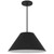 22" Black Aluminum Cone LED Dimmable Outdoor Pendent Hanging Light