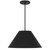 22" Black Aluminum Cone LED Dimmable Outdoor Pendent Hanging Light
