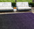 9' X 12' Eggplant Purple And Charcoal Abstract Washable Indoor Outdoor Area Rug