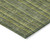 8' X 10' Olive Green And Lime Green Striped Washable Indoor Outdoor Area Rug