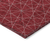 10' X 14' Red Black And Ivory Geometric Washable Indoor Outdoor Area Rug