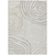 9' X 12' Ivory Beige And Khaki Abstract Washable Indoor Outdoor Area Rug
