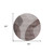 8' Brown Taupe And Beige Round Abstract Washable Indoor Outdoor Area Rug