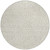 8' Beige And Linen Round Abstract Washable Indoor Outdoor Area Rug