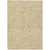 9' X 12' Gold And Beige Abstract Washable Indoor Outdoor Area Rug - Gold, Beige