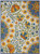 12' X 15' Yellow Red Orange Blue And Green Floral Indoor Outdoor Area Rug
