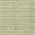 8' X 10' Sage And Ivory Geometric Washable Indoor Outdoor Area Rug - 880016558166