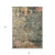 8' X 10' Sage Gray And Pink Abstract Washable Indoor Outdoor Area Rug