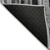 8' Gray And Black Round Striped Washable Indoor Outdoor Area Rug