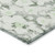8' X 10' Artichoke Green Floral Washable Non Skid Indoor Outdoor Area Rug