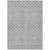 9' X 12' Gray And Ivory Geometric Washable Indoor Outdoor Area Rug Transitional Style - Gray, Ivory Color