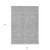 9' X 12' Gray And Ivory Geometric Washable Indoor Outdoor Area Rug Transitional Style - Gray, Ivory Color
