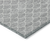 9' X 12' Gray And Ivory Geometric Washable Indoor Outdoor Area Rug
