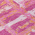 10' X 14' Blush Pink And Orange Striped Washable Indoor Outdoor Area Rug