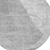 8' Gray Silver And Ivory Round Abstract Washable Indoor Outdoor Area Rug