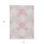 10' X 14' Pink Gray And Ivory Geometric Washable Indoor Outdoor Area Rug