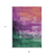 9' X 12' Purple Salmon And Green Abstract Washable Indoor Outdoor Area Rug