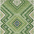 10' X 14' Green Ivory And Beige Tribal Washable Indoor Outdoor Area Rug