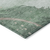 8' X 10' Green And Taupe Abstract Washable Indoor Outdoor Area Rug