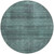 8' Teal Blue Aqua And Gray Round Striped Washable Indoor Outdoor Area Rug Transitional Style - Teal Blue, Aqua, Gray Color