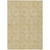 8' X 10' Gold And Ivory Geometric Washable Indoor Outdoor Area Rug