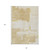 8' X 10' Beige Gold And Tan Abstract Washable Indoor Outdoor Area Rug