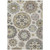 8' X 10' Beige Taupe And Brown Floral Medallion Washable Indoor Outdoor Area Rug