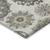 8' X 10' Beige Taupe And Brown Floral Medallion Washable Indoor Outdoor Area Rug