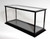 Homeroots Home Decor 14" x 37.5" x 15" Display Case for Speed Boat, Dark Mahogany Finish
