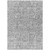 10' X 14' Gray Silver And Charcoal Floral Washable Indoor Outdoor Area Rug