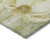 9' X 12' Sage Fern Green And Ivory Floral Washable Indoor Outdoor Area Rug - Sage, Fern Green, Ivory