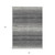 8' X 10' Gray And Charcoal Abstract Washable Indoor Outdoor Area Rug
