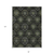 8' X 10' Green Gray And Charcoal Medallion Washable Indoor Outdoor Area Rug